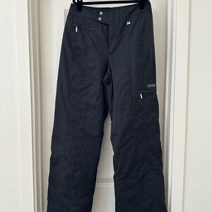 NILS Black Lined Waterproof Snow Pants Size 8